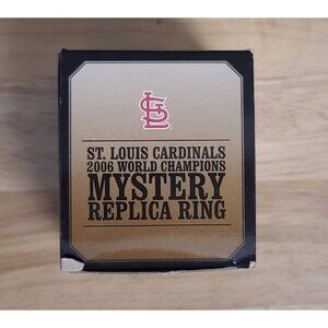 STL Cardinals 2006 World Series Eckstein Replica Mystery Player Ring SGA 7/16